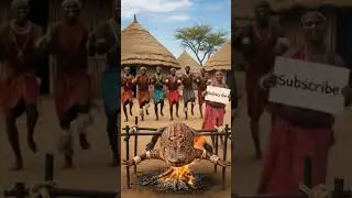 🔥 African Cooking & Tribal Dance | Alligator Feast with Traditional Music 🎶🌎
