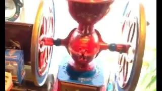Old Fashioned Grinder! 1873 Enterprise Coffee Mill walk through