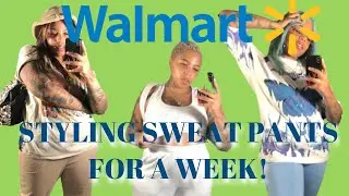 I Styled WALMART Sweatpants for a WEEK! (Fall Fashion)