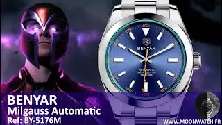 Benyar Milgauss Automatique ⌚ Hommage sympa à la montre Rolex Milgauss sauce cantonaise 😈🔥