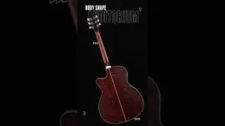 This is what the Mitchell Terra Series T433CE-BST sounds like - Guitars Are Being Strummed #shorts