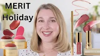 MERIT HOLIDAY | Mini Flush Balm Trio + Archival Lip Trio | Limited Edition Shades