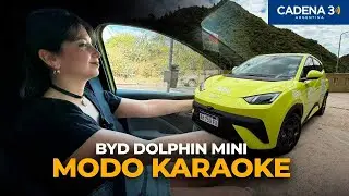 Paseo con Dahy Terradas: m&uacute;sica y karaoke en el BYD Dolphin Mini | Cadena 3 Argentina