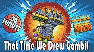 30 Minutes Of Comic Book Chaos: That time we drew Gambit
