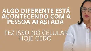AO VIVO: Algo diferente está acontecendo com a pessoa afastada, fez isso no celular escondido hoje.