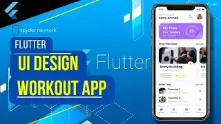 Build android app with flutter | Episode 1 | Flutter UI Design Tutorial || workout app