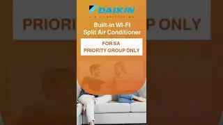 Daikin Alira X 2.5kW WI-FI Build in Promotion For SA Priority Group ONLY