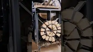 Best Innovation Firewood Splitter Machine: How to Cut Logs into 24 Pieces