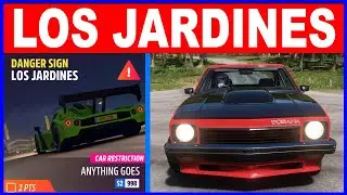 Forza Horizon 5 LOS JARDINES Danger Sign Spring Season Series 19 - Car Restriction Anything Goes S2