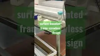 surface mounting frame screwless design white 600x600,300x1200,600x1200  LED panel light #ledpanel