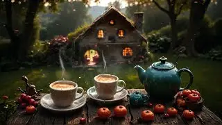 Cozy Hobbit House in an Enchanted Forest&ndash; 10 Hours of Rain ASMR & | Sleep Meditation & Relaxing