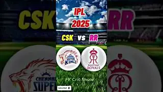 CSK vs RR IPL 2025 #comparison #cricket #ipl #ipl2025 #shorts