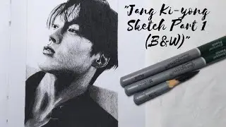Jang Ki-yong Black & White Sketch | Part 1