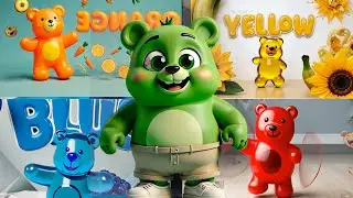 Learn colors with gummy bear gummib&auml;r song New 2025
