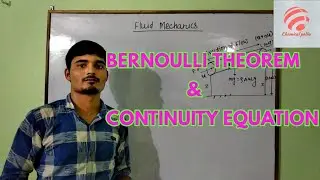 [Hindi] Bernoulli theorem & Continuity equation || Chemical Pedia