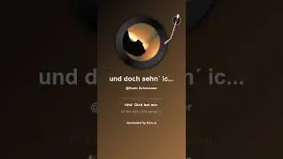 und doch sehn´ ich mich immer noch nach Dir