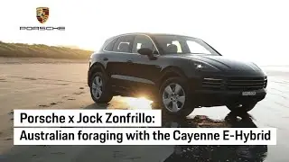 Jock Zonfrillo foraging for native Australian ingredients with the Porsche Cayenne E-Hybrid