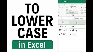 How to Convert Text to Lowercase