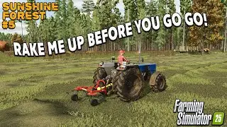 RAISING FIELDS FROM THE EARTH! ON SUNSHINE FOREST #5 | Farming Simulator 25.