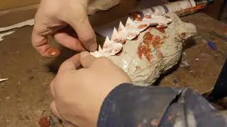 Making of kaiju puppet.  Part 1
