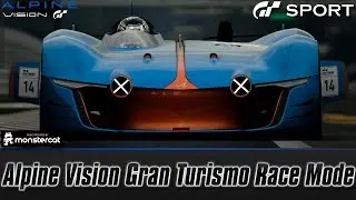 Gran Turismo Sport: Alpine Vision Gran Turismo Race Mode (Test Drive + Review) | Coolest Brake Flaps