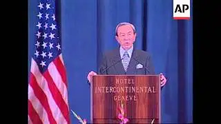 SWITZERLAND: GENEVA: WARREN CHRISTOPHER SPEECH