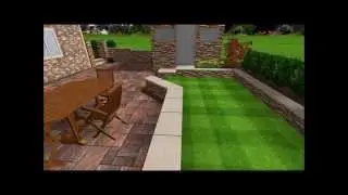 3D Cambridge Paver Patio Design - Whitestone, N Y - Stone Creations of Long Island Inc.