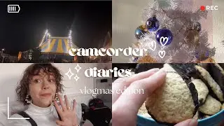 camcorder diaries: vlogmas edition – final holiday prep & bake with me ♡ (chaotic)