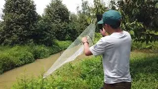 Building a Traditional Vietnamese Fish Trap | Peaceful Village Life