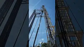 Pulling Wet Pipe Workover Rig