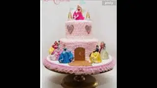 Disney Princess birthday cakes 🎂🎂 #shorts