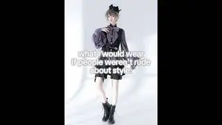 what I would wear if people didn't judge:        #Ouji #fashion #style #lolita #comfy #victorian