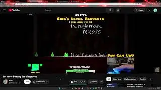Another GD mod played my level! (from level request stream)