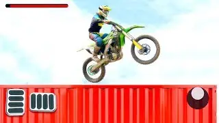 Crazy Bike Impossible 3D Tracks - Gameplay Android game - impossible track game
