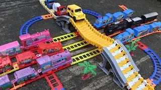 Mencari dan Merakit kereta api Thomas and Friends trackmaster, kereta api diesel classic adaptation