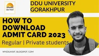 How to download ddu annual exam 2022-23 admit card instantly #ddu