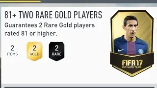 FIFA 17- DOUBLE 81+ RATED PLAYERS IN A PACK