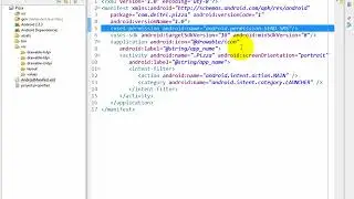 lesson15 02 Reviewing the AndroidManifest xml file