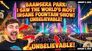 BAANSERA PARK:I SAW THE WORLD'S MOST INSANE FOUNTAIN SHOW!UNBELIEVABLE!