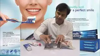 Modicare toothpaste demo by Narendra Khorania GBBD