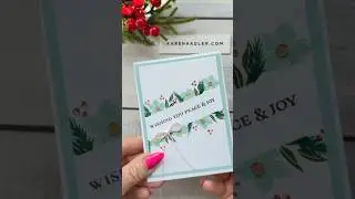 Stamp and not worry about goingover the lines. #ornamentalchristmas #Xmas #maskingpaper #cardmaking