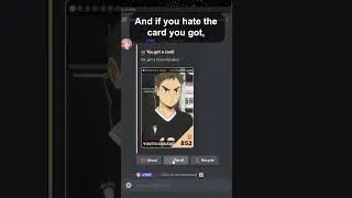 Collectible Anime Cards on Discord