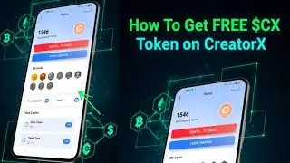 Yadda Zaka $CX Token Free A CreatorX 