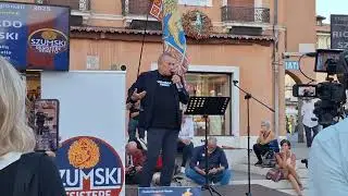 Comizio per candidato alla presidenza della regione Veneto Szumski Riccardo 07.09.2025