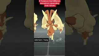 Different Animations depending Nature ? (Lopunny)  #shorts  #pokemontcg #pokemon
