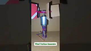 Wind Turbine Generator #turbine #sciecne #generator #project