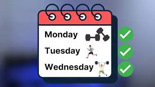 How to always find time to workout [perfect week]