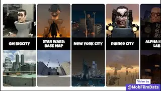 All maps from Skibidi toilet
