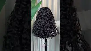 Lazy Girl Hack: Pre-Styled Burmese Curly Wig🛒 #omprettyhair #gluelesswig #burmesecurly  #wigs