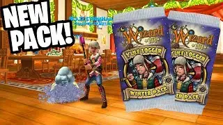Wizard101: NEW Yule Logger Pack Opening!!
